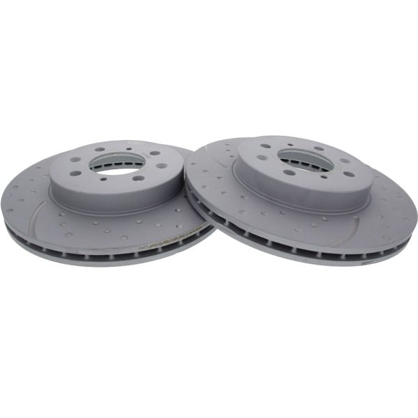 Front Brake Discs (240mm / 4x100) for Honda Civic EJ2 Coupe 1994–1996 1.5 LSI – EBC GD Series