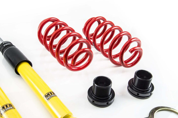 MTS Technik Street Schroefset voor Audi A3 Cabriolet (8P) 2008–2013 zonder camber plates – Inox (roestvrij staal)