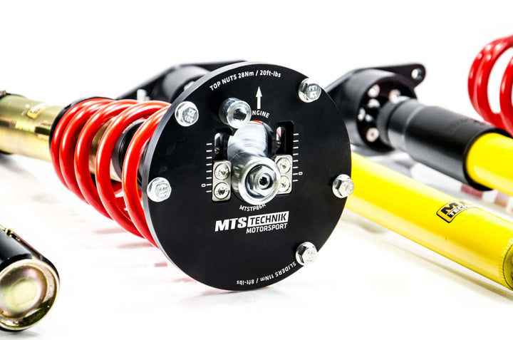 MTS Technik Coilover Kit Street BMW 1 (F40) met camberplaat-Goud
