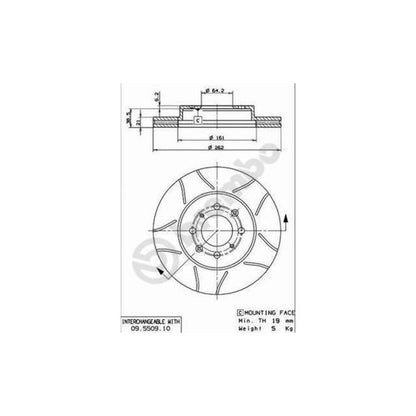 Front Brake Discs (262mm / 4x100) for Honda Civic EJ1 Coupe 1994–1996 1.6 ESI – Brembo Max Line