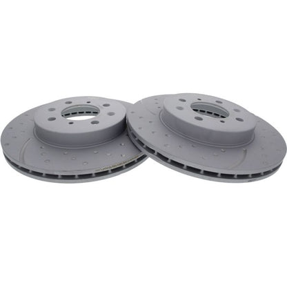 Front Brake Discs (240mm / 4x100) for Honda Civic EG4 Hatchback 1992–1996 1.5 VEi – EBC GD Series