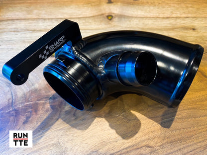 Sharp Motorsport high-flow 54 mm turbo-inlaatbocht MQB