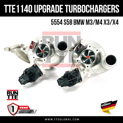 TTE1140 REMAN upgrade turbo's + inlaten S58 (set van 2)