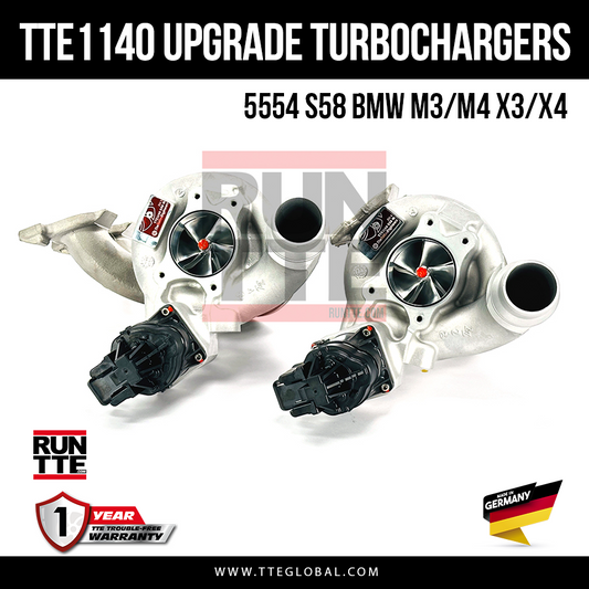 TTE1140 REMAN upgrade turbo's + inlaten S58 (set van 2)