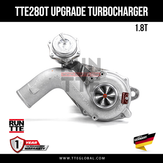 TTE280T K03 upgrade turbo 1.8T 20V (dwars)