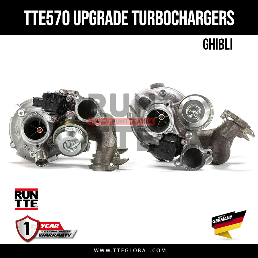 TTE570 upgrade turbo's 3.0 V6 biturbo (set van 2)