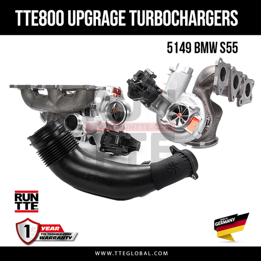 TTE800 upgrade turbo's BMW S55