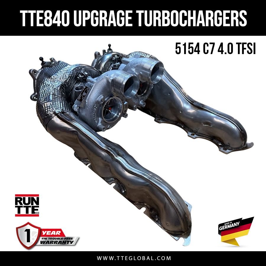 TTE840 upgrade turbo's 4.0 TFSI V8