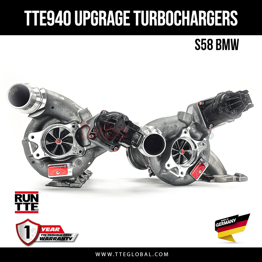 TTE940 REMAN upgrade turbo's + inlaten S58 (set van 2)