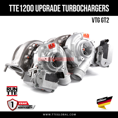 TTE1200 VTG upgrade turbo's 3.8 (set van 2)