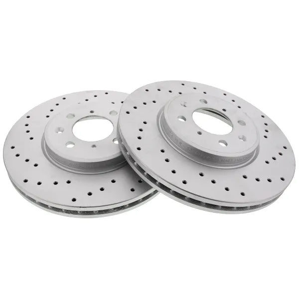 Front Brake Discs (262mm → 282mm Conversion / 4x100) for Honda Civic EJ1 Coupe 1994–1996 1.6 ESI – Brakemax Drilled