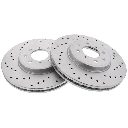 Front Brake Discs (262mm → 282mm Conversion / 4x100) for Honda Civic EJ1 Coupe 1994–1996 1.6 ESI – Brakemax Drilled