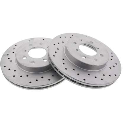 Front Brake Discs (262mm / 4x100) for Honda Civic EJ1 Coupe 1994–1996 1.6 ESI – Brakemax Drilled