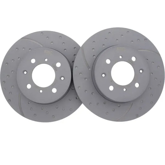 Front Brake Discs (262mm → 282mm Conversion / 4x100) for Honda Civic EJ1 Coupe 1994–1996 1.6 ESI – EBC GD Series