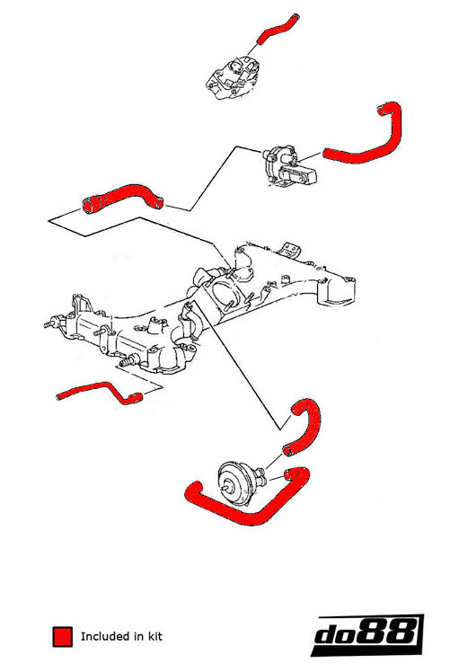 DO88 siliconen K-Jetronic slangen