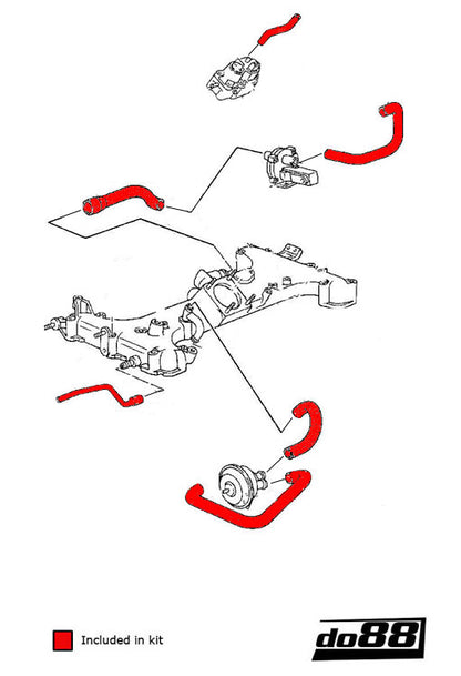 DO88 siliconen K-Jetronic slangen