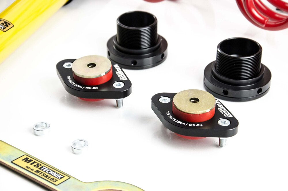 MTS Technik schroefset Stance BMW 3 Compact (E36) 1994-2000 met camberplaten – roestvrij staal (Inox)