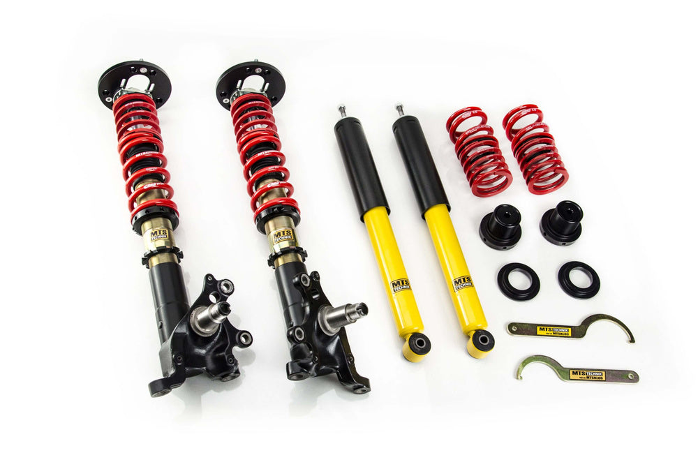 MTS Technik Schroefset Stance BMW 3 (E30) 1982–1991 met camberplaten – Goud