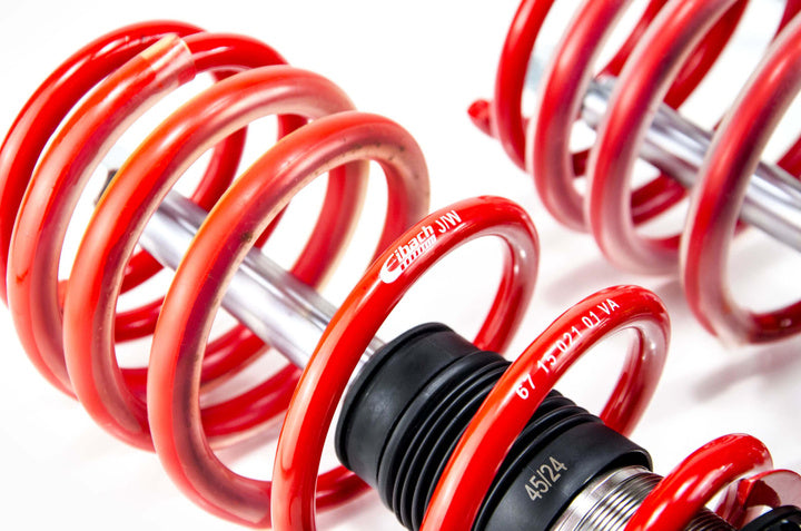 MTS Technik Schroefset Comfort Volkswagen Polo VI (AW/BZ/AE) 2017–2021 zonder camberplaten – Roestvrij staal (Inox)