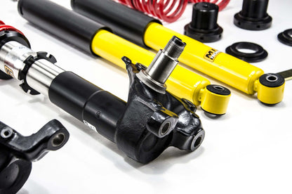 MTS Technik Schroefset Stance BMW 3 (E30) 1982–1991 met camberplaten – Roestvrij staal (Inox)