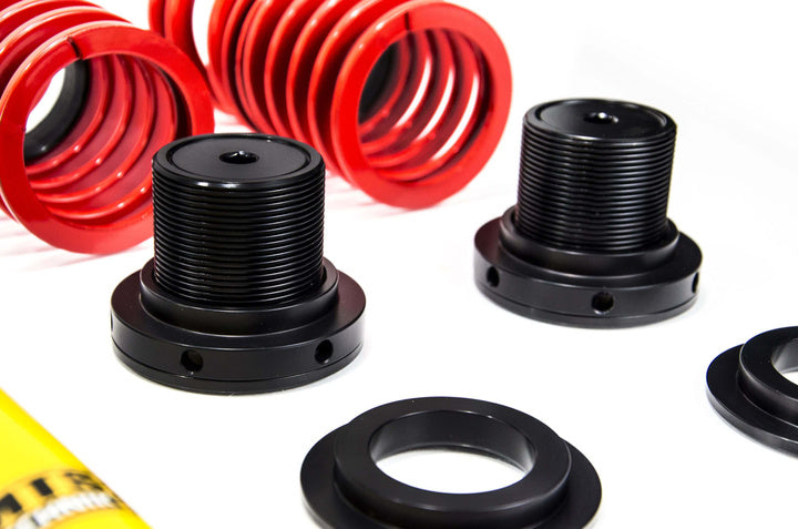 MTS Technik Schroefset Stance BMW 3 (E30) 1982–1991 met camberplaten – Roestvrij staal (Inox)