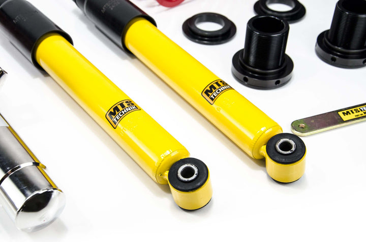 MTS Technik Schroefset Stance BMW 3 (E46) 1997–2005 met camberplaten – Roestvrij staal (Inox)