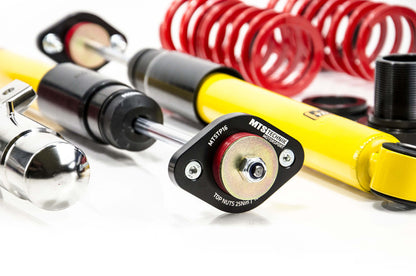 MTS Technik Schroefset Stance BMW 3 (E46) 1997–2005 met camberplaten – Roestvrij staal (Inox)