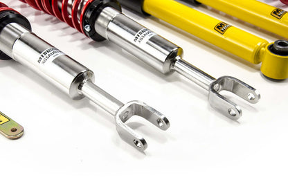 MTS Technik Street Schroefset voor Audi A4 B7 (8E) 2004–2008 zonder camber plates – Inox (roestvrij staal)