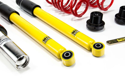 MTS Technik Street Schroefset voor Audi A6 C7 (4G) 2010–2018 zonder camber plates – Inox (roestvrij staal)