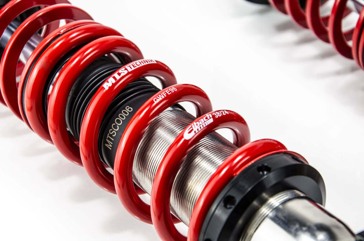 MTS Technik Schroefset Street BMW 3 (E30) 1982–1991 met camberplaten – Roestvrij staal (Inox)