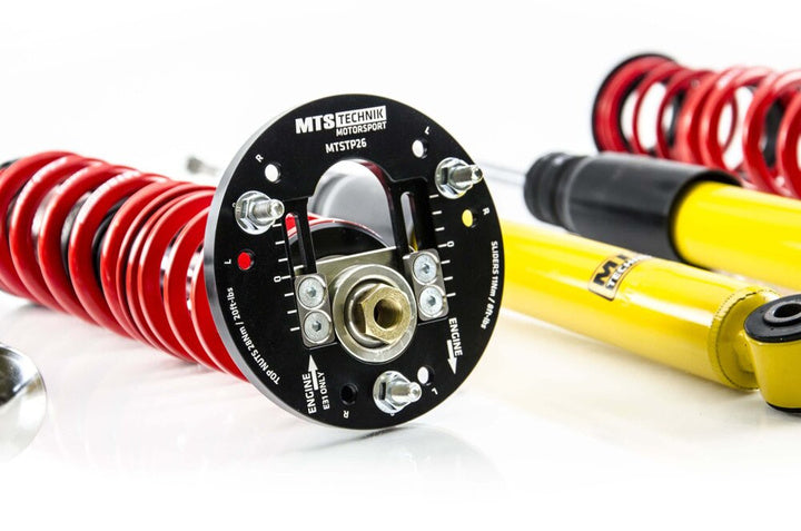 MTS Technik Schroefset Street BMW 3 (E46) 1997–2005 met camberplaten – Roestvrij staal (Inox)