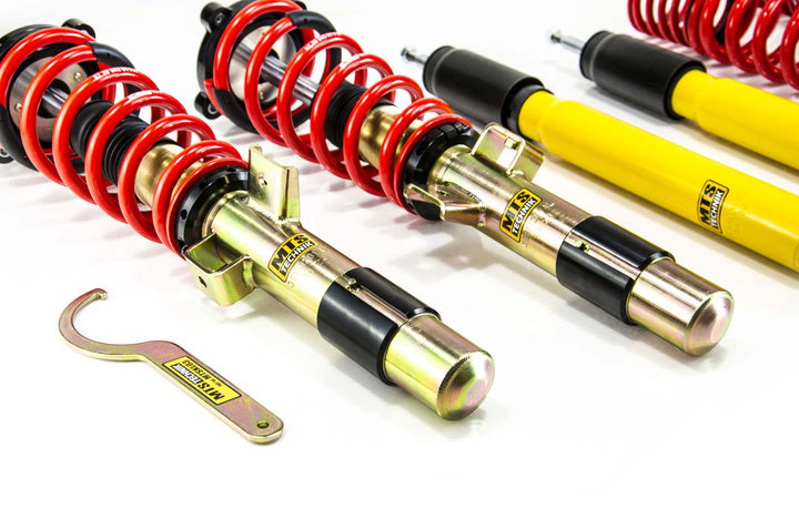 MTS Technik Coilover Kit Street BMW 3 (G20/G80/G28) 2018 met camber plates – Goud