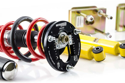 MTS Technik Schroefset Street Volkswagen Caddy IV MPV (SAB/SAJ) 2015–2020 met camberplaten – Roestvrij staal (Inox)