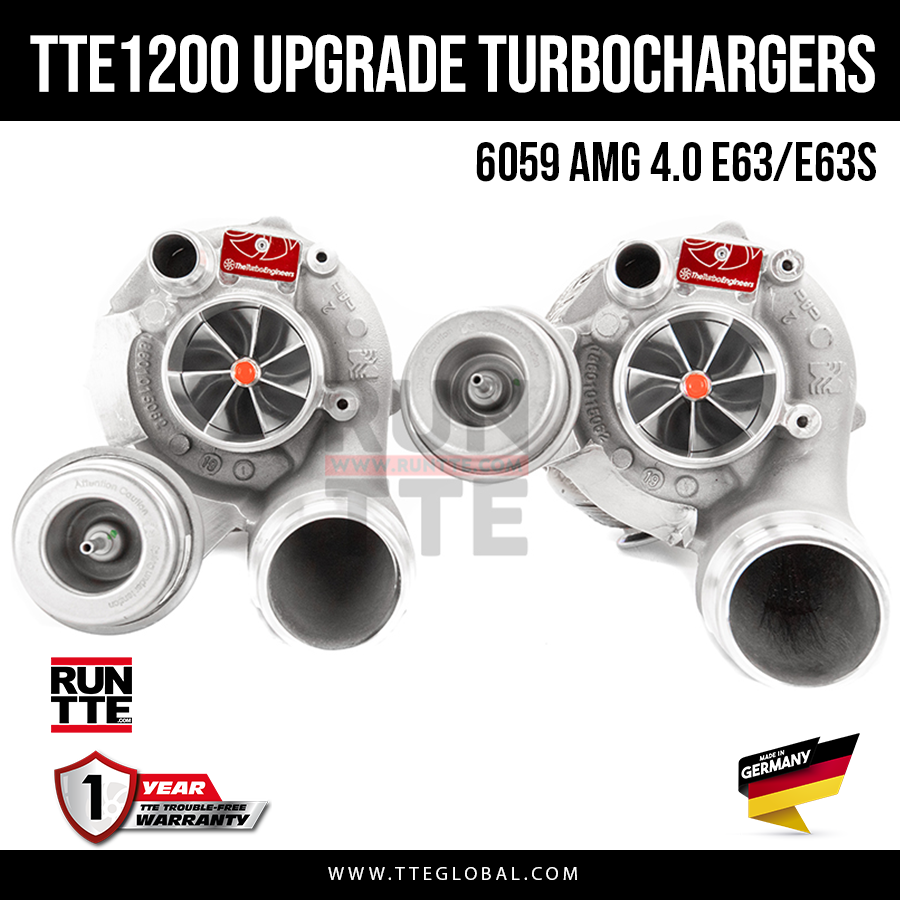 TTE1200 upgrade turbo's AMG E63