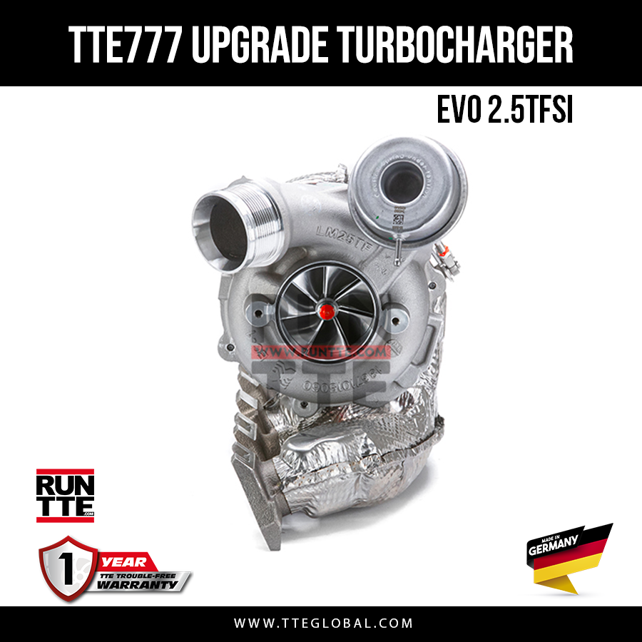TTE777 EVO upgrade turbo 2.5 TFSI