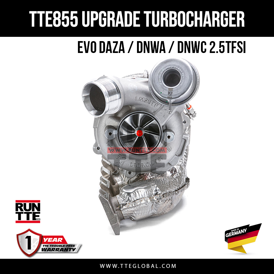 TTE855 EVO upgrade turbo 2.5 TFSI