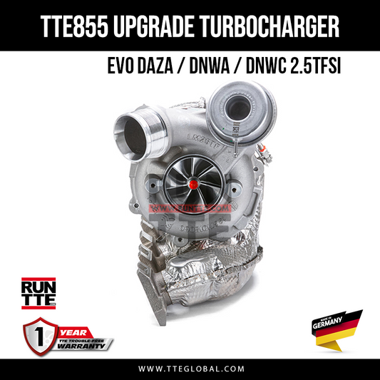 TTE855 EVO upgrade turbo 2.5 TFSI